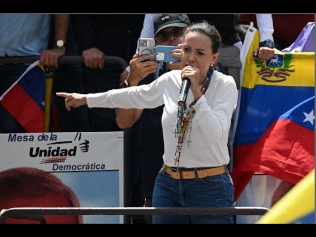 ⁣Info Martí | "El tiempo se le acabó al régimen", María Corina Machado convoca a una protes