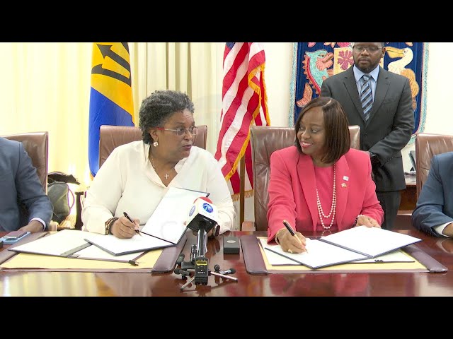 ⁣MOU to boost development in Barbados