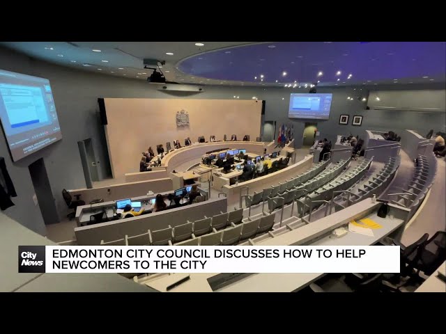 ⁣Edmonton city council discusses how to help newcomers