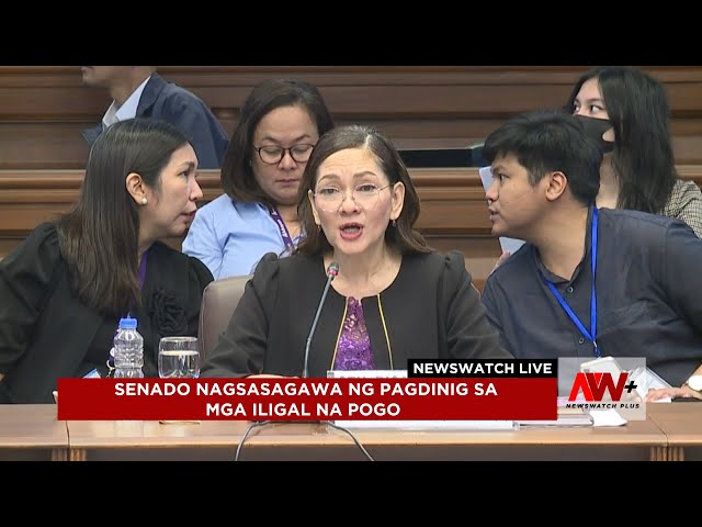 ⁣Senado nagsasagawa ng pagdinig ukol kay POGO, Alice Guo | NewsWatch Live