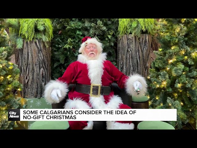 ⁣Some Calgarians consider idea of no-gift Christmas