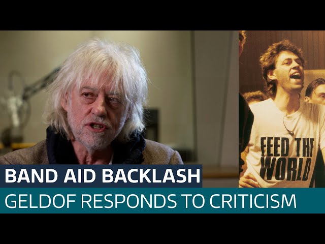 ⁣Sir Bob Geldof hits back at criticism of Band Aid Christmas hit | ITV News