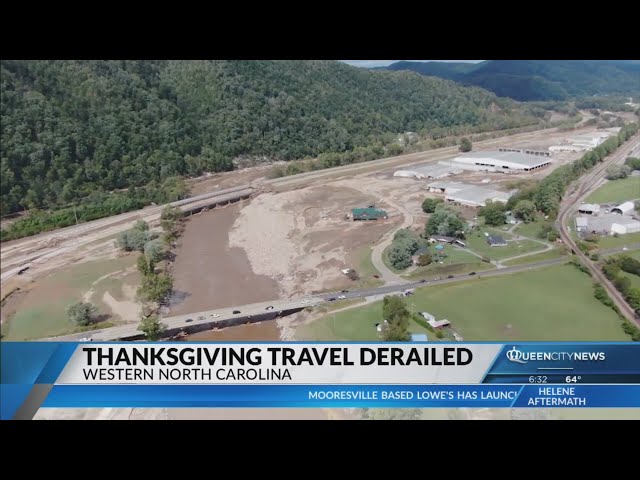 ⁣How the WNC roads damaged by Helene could impact holiday travel