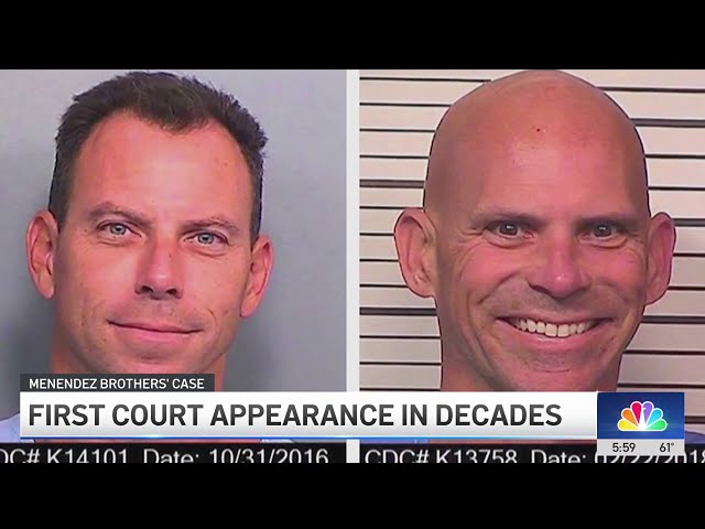 ⁣How Menendez brothers are doing after being back in court Monday