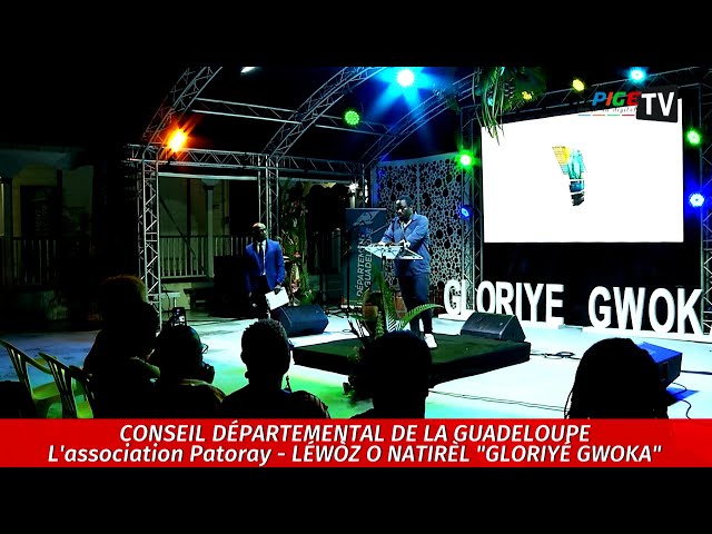 ⁣Conseil départemental de la Guadeloupe : L'association Patoray - LÉWÒZ O NATIREL " GLORIYÉ