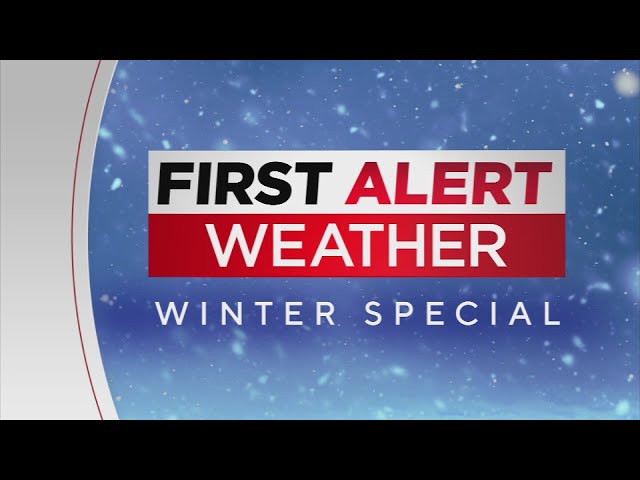 ⁣Watch the First Alert Weather Winter Special