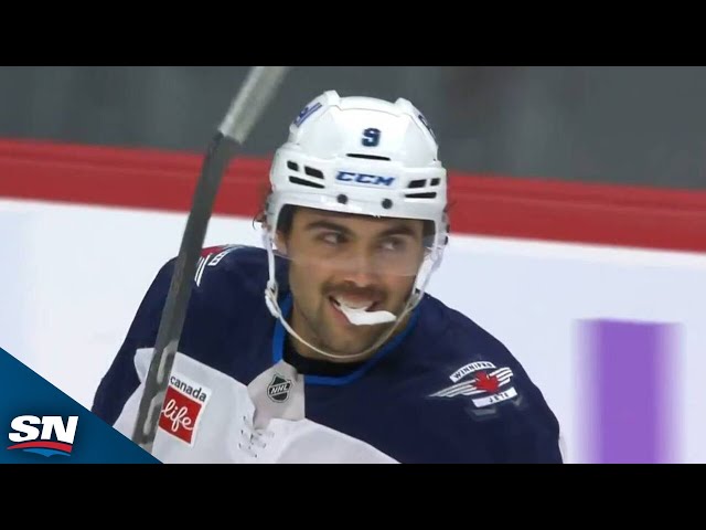 ⁣Jets' Alex Iafallo Makes Sweet Move To Score Backhand Goal