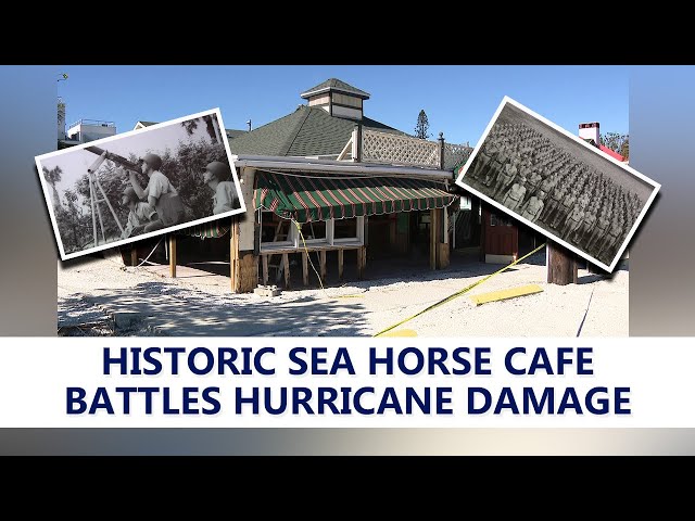 ⁣Pass-a-Grille Beach's historic Sea Horse Cafe struggles to reopen after hurricanes