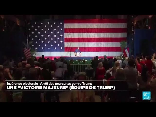 ⁣Ingérence électorale : les poursuites contre Trump abandonnées • FRANCE 24