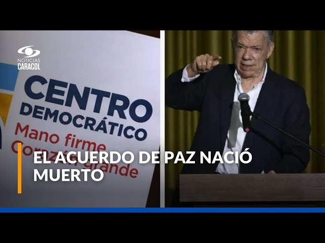 ⁣La respuesta del Centro Democrático a Juan Manuel Santos tras entrevista en Noticias Caracol