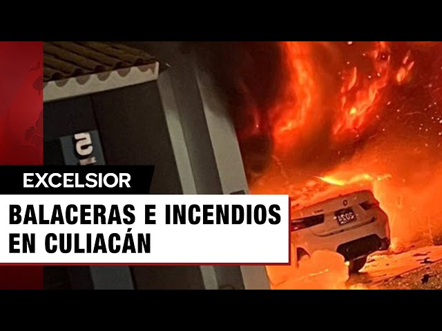 ⁣Grupo armado balea e incendia cuatro casas en Culiacán