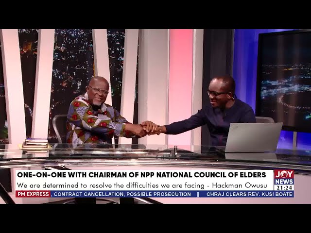 ⁣One-on-one with Chairman of NPP National Council of Elders | PM Express with Evans Mensah (25-11-24)