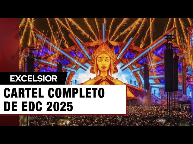 ⁣¡Line Up de EDC 2025 fue revelado! Aquí los DJ’s del festival