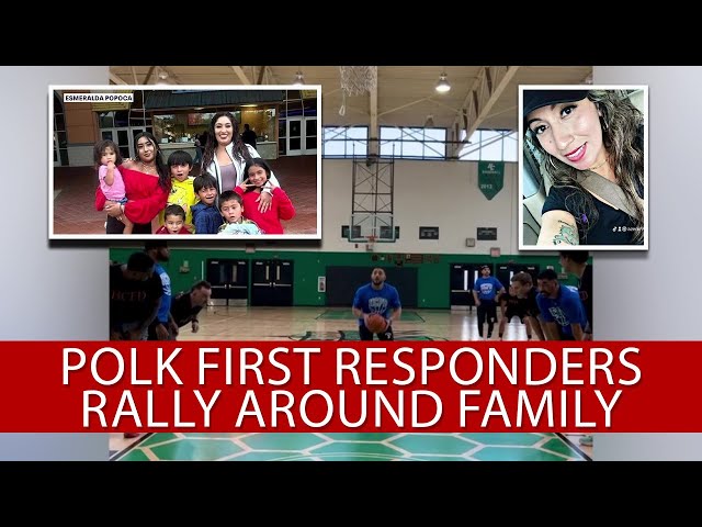 ⁣Basketball fundraiser helps Polk domestic violence victim's family