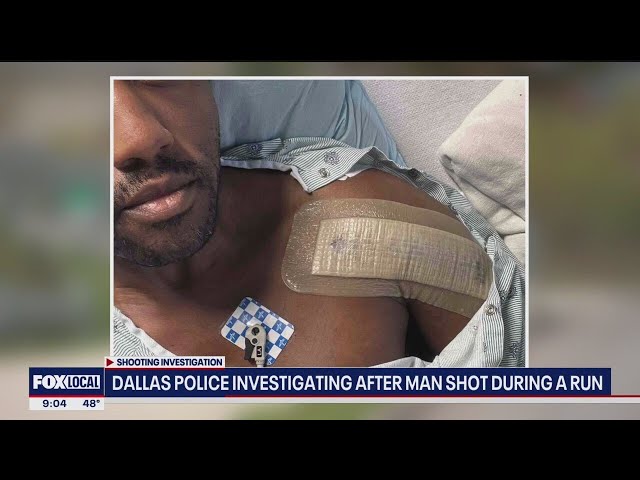 ⁣Dallas man says stranger shot him multiple times while on running trail