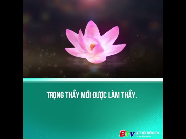 ⁣Trọng thầy mới được làm thầy