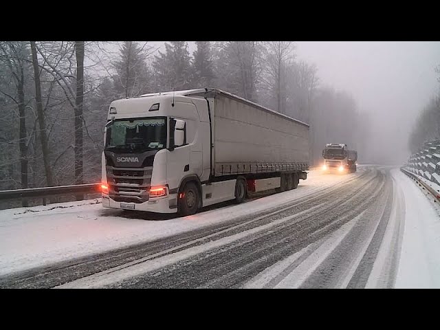 ⁣NO COMMENT: Llegan las primeras nieves del invierno a Europa