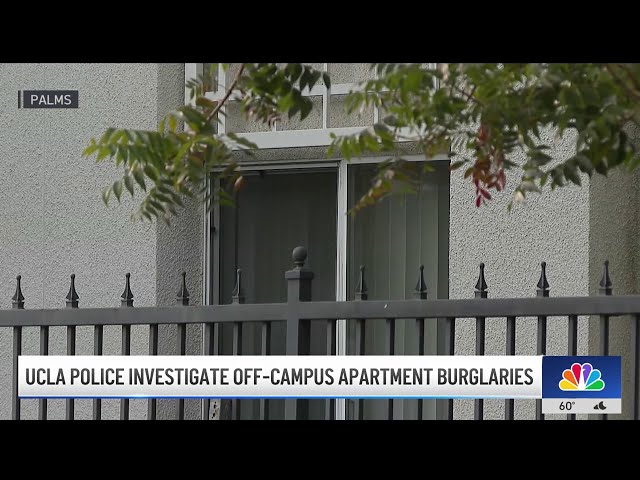 ⁣UCLA students at off-campus apartments targeted by burglars