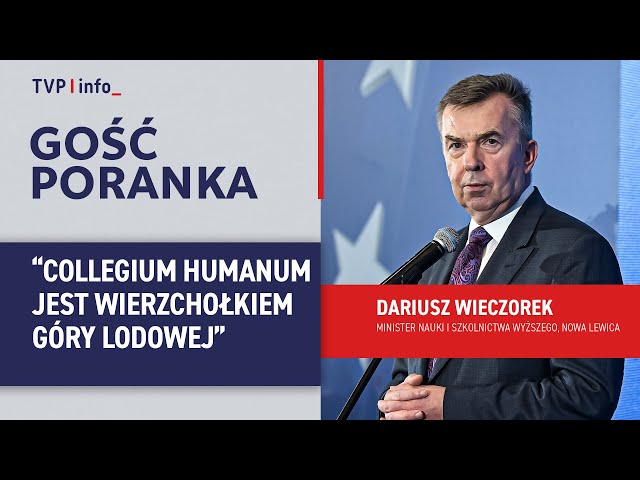 ⁣Dariusz Wieczorek: należy skończyć z fabrykami dyplomów | GOŚĆ PORANKA