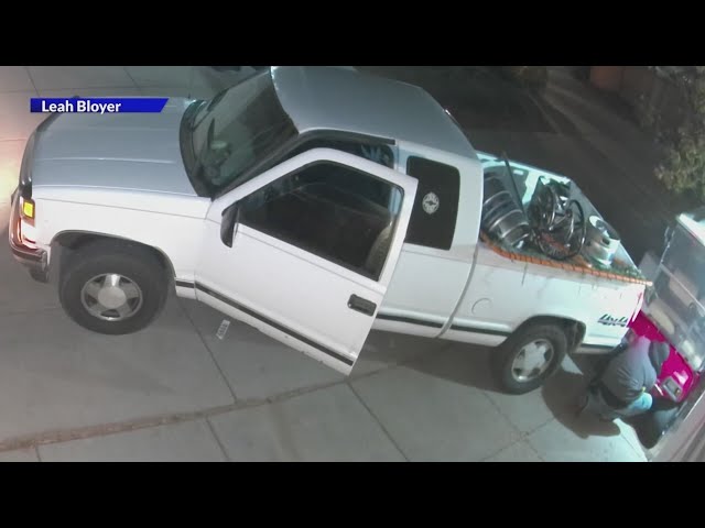 ⁣Family learns their truck was stolen and used to steal golf cart