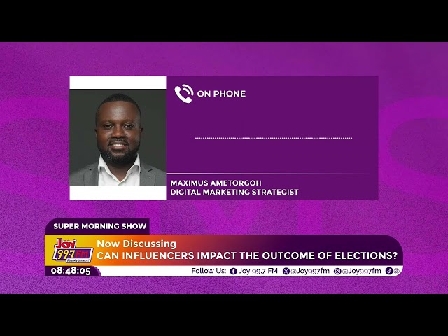 ⁣Why Subtle Influencer Marketing is Key to Winning The Elections | Maximus Ametorgoh Explains