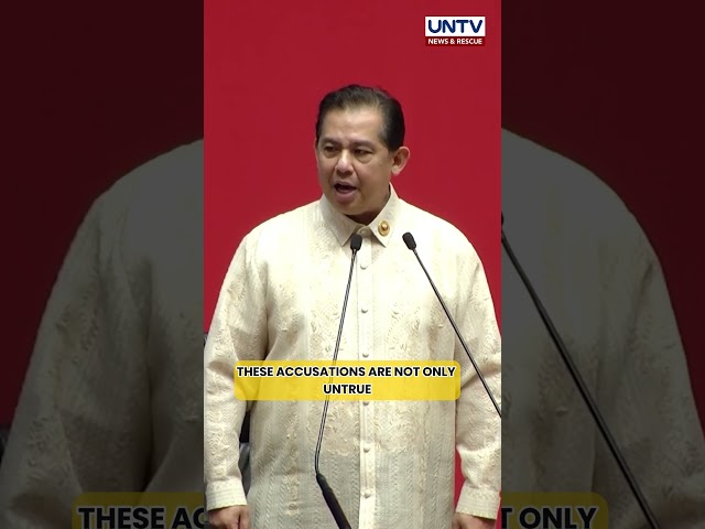 ⁣Akusasyon ni VP Sara, paglilihis sa tunay na isyu—Speaker Romualdez