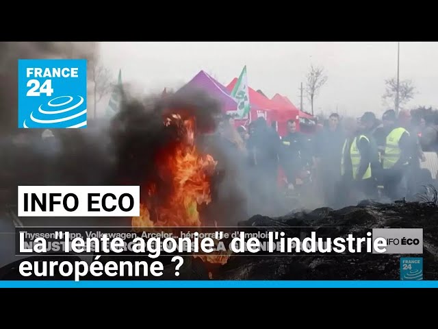 ⁣ThyssenKrupp, Bosch, Volkswagen, Michelin : la "lente agonie" de l'industrie européen