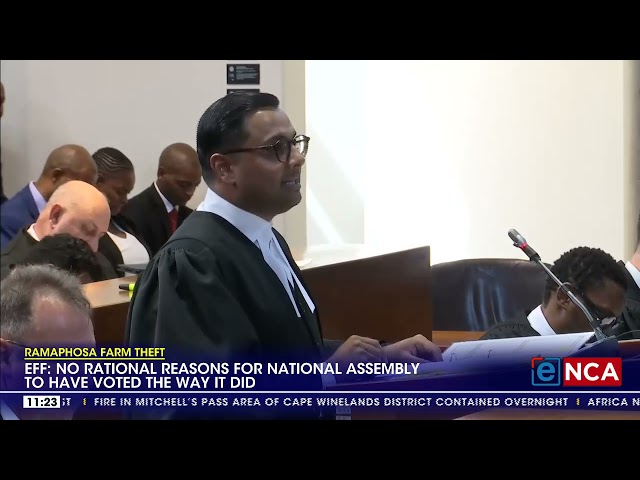 ⁣No rational reasons for national assembly to have voted the way it did - EFF