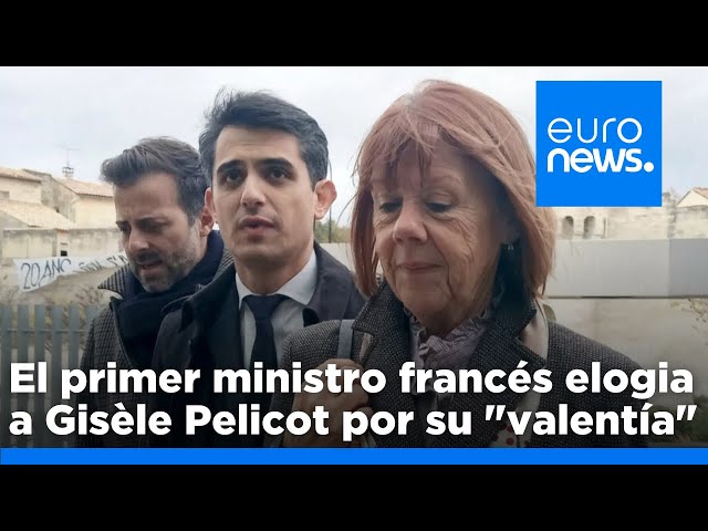 ⁣El primer ministro francés, Michel Barnier, elogia a Gisèle Pelicot por su "valentía"