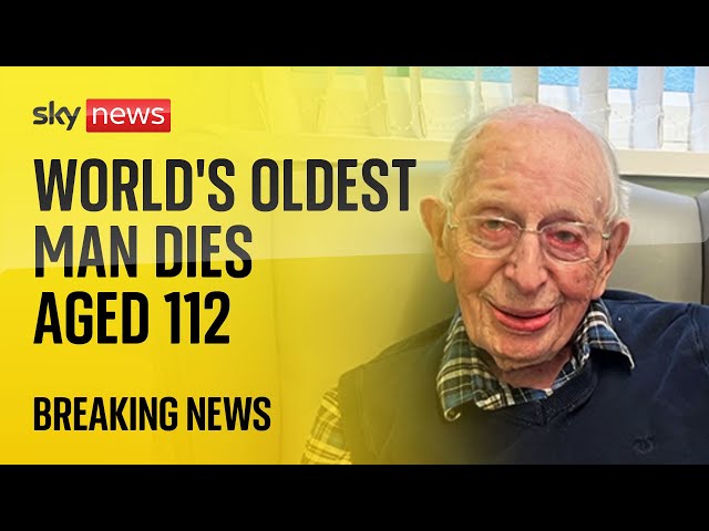 ⁣World's oldest man dies at age of 112