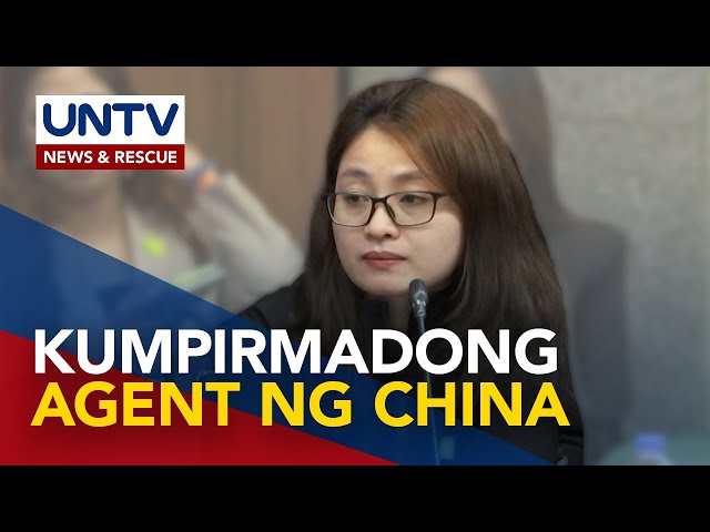 ⁣Alice Guo, ikinokonsiderang ‘agent of influence’ ng China – NICA