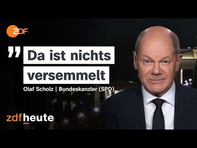 ⁣Wahlkampf-Auftakt versemmelt? Olaf Scholz im Interview | heute journal