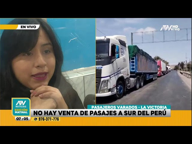 ⁣Cancelan viajes hacia el sur por toma de la Panamericana