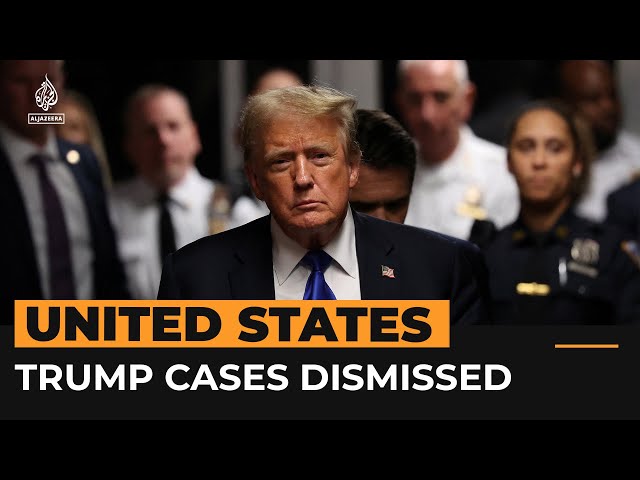 ⁣Legal cases against Donald Trump dismissed | Al Jazeera Newsfeed