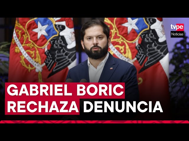 ⁣Gabriel Boric, presidente de Chile, enfrenta una denuncia por acoso sexual que él niega