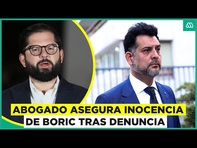 ⁣Abogado de Boric insiste en inocencia: "Es víctima de una situación de acoso sistemático"