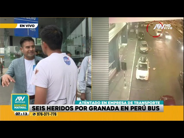 ⁣Delincuentes detonan granada en terminal de buses