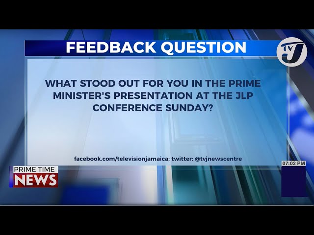 ⁣Feedback Question #tvjnews #tvjprimetimenews