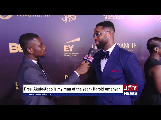 ⁣Pres. Akufo-Addo is my man of the year - Harold Amenyah. #JoyNews