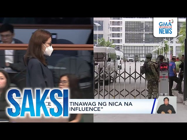 ⁣Alice Guo, tinawag ng NICA na "agent of influence" | Saksi