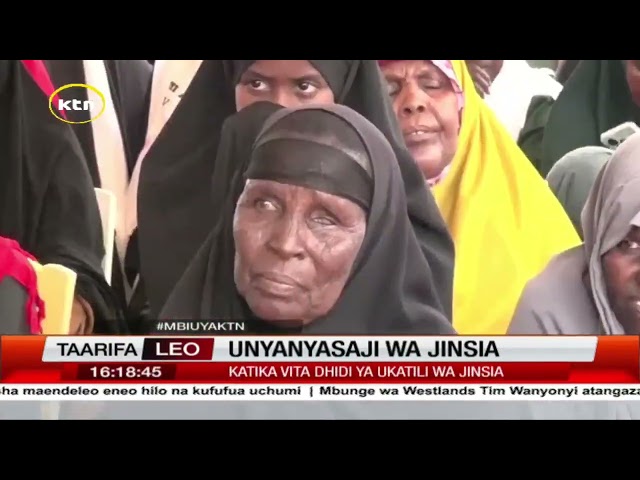 ⁣Viongozi huko Garissa watoa wito kwa wanaume kushiriki zaidi katika vita dhidi ya dhulma za kijinsia