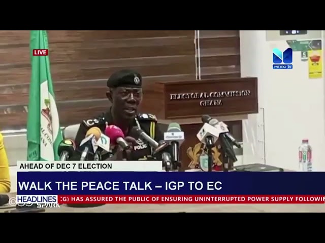 ⁣Walk the peace talk----   IGP to EC