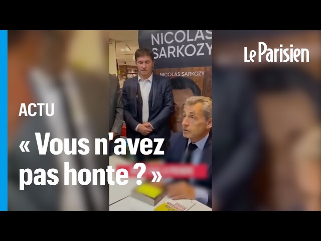 ⁣Nicolas Sarkozy interpellé après ses propos polémiques sur les enseignants