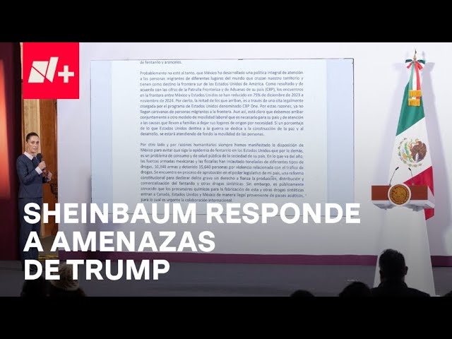 ⁣Sheinbaum responde a Trump tras amenaza de aranceles a México - Despierta