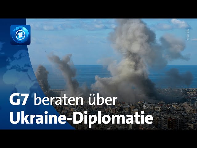 ⁣G7-Außenminister beraten über Ukraine-Diplomatie