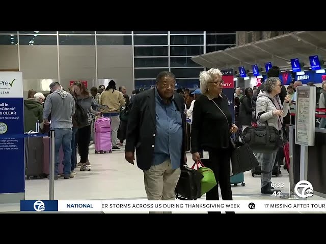 ⁣Holiday travel: Here are some tips for flying out of DTW ahead of Thanksgiving