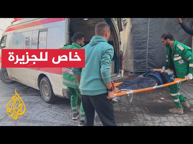 ⁣مسيرة إسرائيلية تستهدف مجموعة من المواطنين في جباليا النزلة شمال قطاع غزة