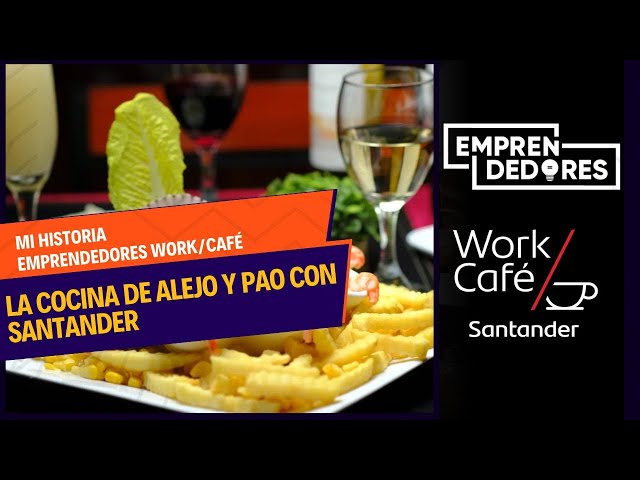 ⁣La Cocina de Alejo y Pao en el nuevo spot de Work/Café Santander