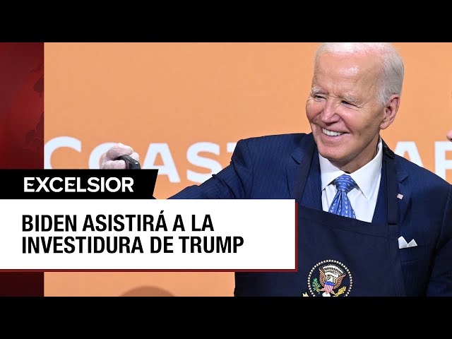 ⁣Biden sí asistirá a la investidura de Trump