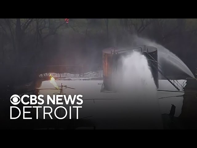 ⁣Authorities investigate explosion at GM Proving Ground in Milford